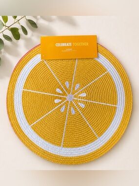Celebrate Together Set of 4 Citrus Placemats